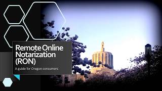 Remote Online Notarization (RON) for Consumers