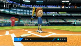 Wii Sports Baseball (Pierre VS Sakura)