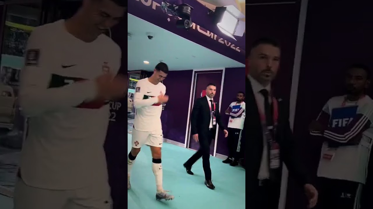 Cristiano Ronaldo cries after Portugal's World Cup defeat 😭 #shorts