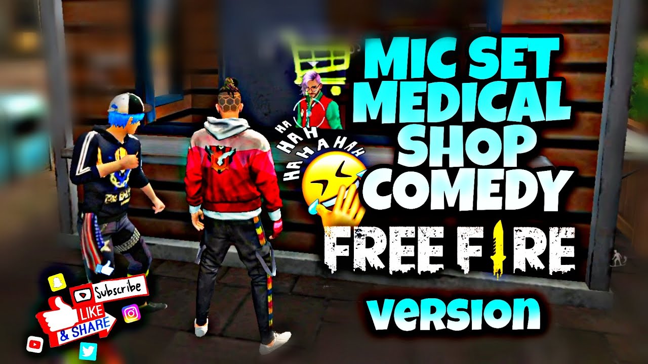 Mic set medical shop comedy free fire version ? | free fire funny video ❤️