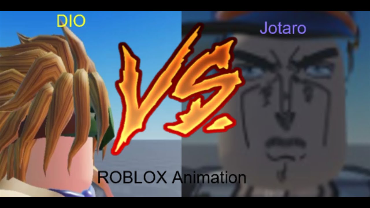 Dio vs Jotaro Roblox Animation (Part 1) - YouTube