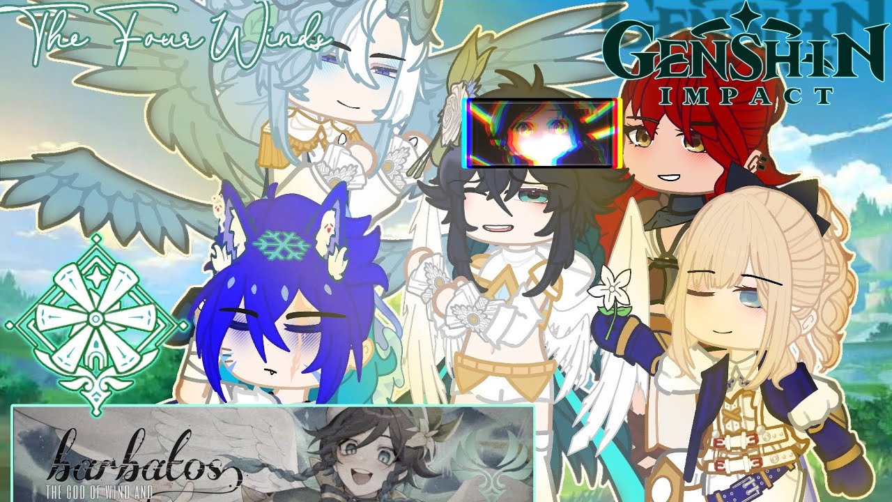 The Four Winds react to Venti/Barbatos + Unawakened Dream || Genshin Impact ||