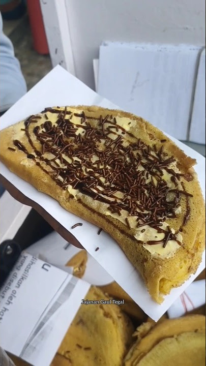 Jajan Kue Terang Bulan Jadul #tegal #streetfood #kulinertegal #jajananjadul #shorts