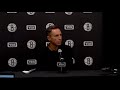Steve Nash Postgame Interview | Brooklyn Nets blowout Chicago Bulls 138 -112