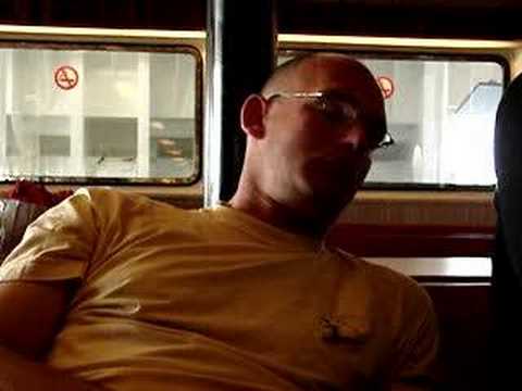 video to gif Joost nodding on the boat to Schiermonnikoog, Holland