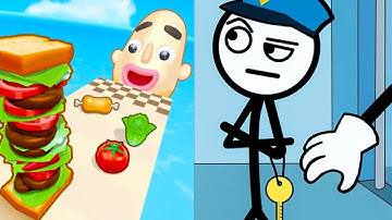 Sandwich Runner vs Thief Puzzle Speedrun Gameplay Part 1