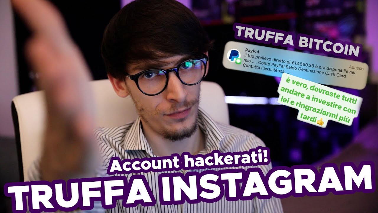 Account instagram HACKERATI e truffe BITCOIN! Ecco come difendersi!