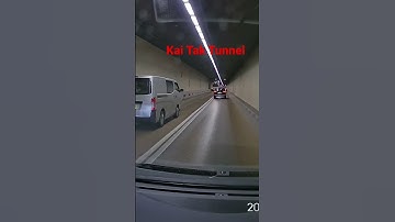 The old airport Kai Tak tunnel