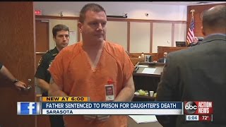 Father sentenced to prison for daughter's death