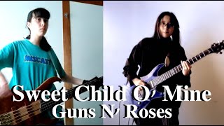 Guns N' Roses - Sweet Child O' Mine Guitar and bass Cover #ガンズアンドローゼズ