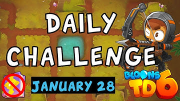 Bloons TD 6 Daily Challenge | Heat Sinking Monkeys | No MK No Powers | January 28 2023