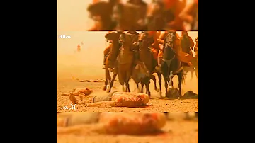 مشهد سحق خيول الأعوجية صدر الإمام الحسين 