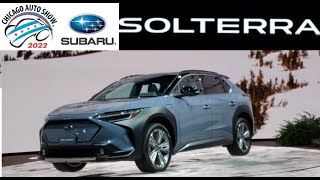 Subaru Solterra and WRX at the 2022 Chicago Auto Show