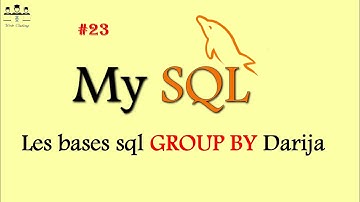#web_coding #sql 23/Les bases de SQL GROUP BY darija
