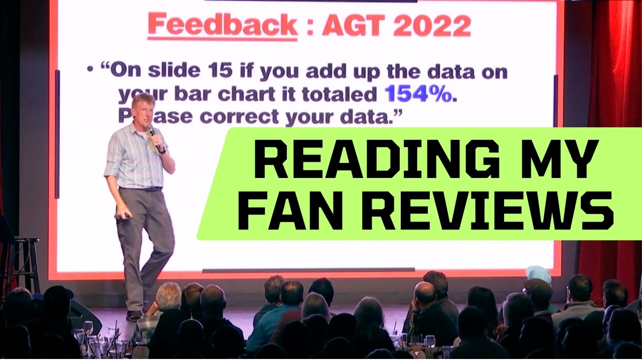 Reading Some Feedback From My Time on America's Got Talent | Don McMillan Comedy