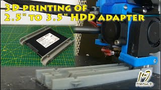 Hdd 2 5 To 3 5 Adapter From 3d Printer Youtube Hdd 2 5 To 3 5 Adapter From 3d Printer Youtube