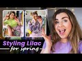 HOW TO STYLE LILAC FOR SPRING! Midsize Outfit Inspiration / Spring Try On / MidsizeGal