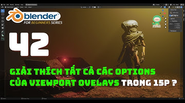 [Tự học Blender 2025] Bài 42: Thành thạo options của VIEWPORT OVERLAYS chỉ trong 15p |Blender cơ bản
