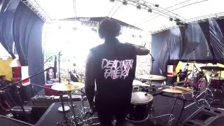 DEAD WITH FALERA - For You Forever part 2. Drum view  (LIVE at HELLPRINT United Day IV 2016)