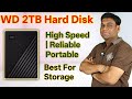 WD 2TB External HardDisk | Best HardDisk for Laptop & Mobile | WD HardDisk Best for Games & Backup