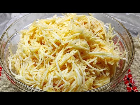 Салат из сельдерея за 5 минут. СУПЕР ВКУСНО!  Особенно полезен мужчинам.