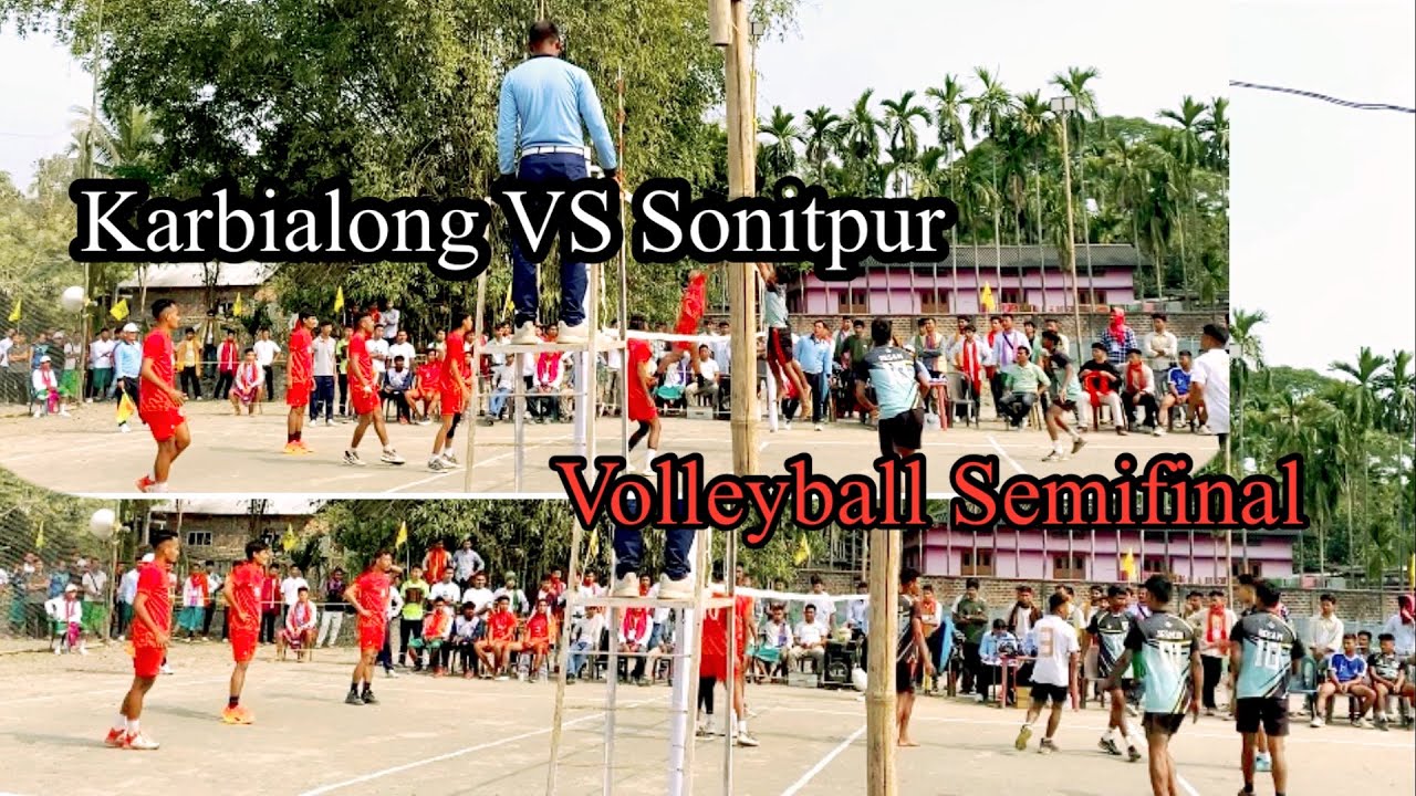 Karbialong vs Sonitpur || volleyball semifinal || @GajwlaJ.B  #viralvideo #volleyball 