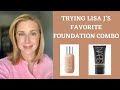 TRYING LISA J&#39;S FAVORITE FOUNDATION COMBO!!! #makeupover40