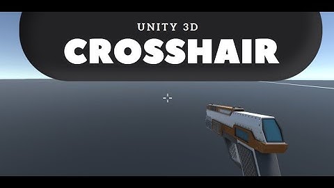 How To Make A Crosshair in 2 MINUTES | Unity 3D