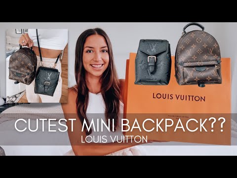 REVIEW* Louis Vuitton Mini Montsouris Backpack! What Fits, Mod Shots 