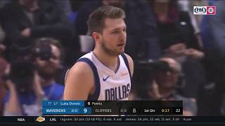 Luka Doncic SHOCKS Crowd with a James Harden Deep Step-back 3!