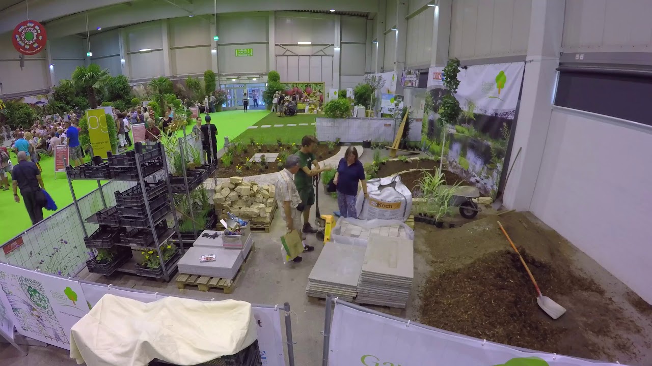 Zeitraffer Gartengestalter Messe 2018