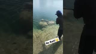 Catching a Fish with NO BAIT!