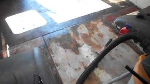 Bus project rusty floor repair #4