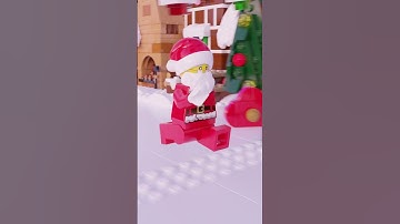 LEGO Santa Claus Run Cycle - Blender 3D #shorts