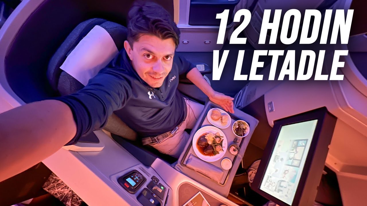 12 HODIN V BUSINESS CLASS s NEJLEPŠÍ asijskou aerolinkou... S Cathay Pacific do Hongkongu