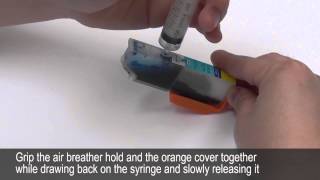 Refilling Epson refillable cartridges using XP 200 / 200XL ( Expression Range 600, 700, 800, 850 )