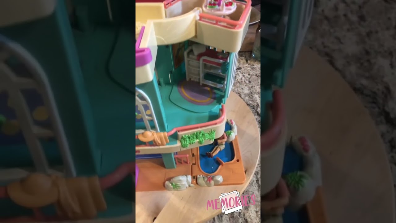 The FP Sweet Streets Beach House Nostalgia Throwback Pretendplay Shorts Fisherprice Dollhouse