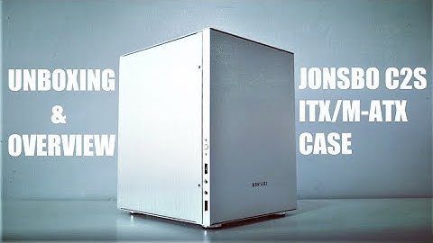 Jonsbo C2 Silver C2S Mini-ITX/M-ATX Aluminum Case Unboxing and Overview