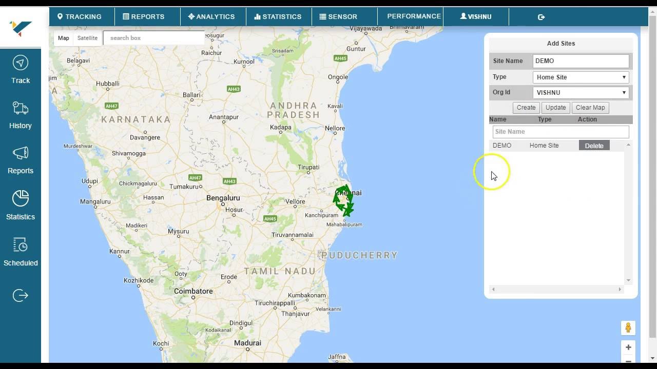 gps tracking server