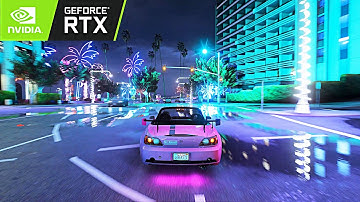 GTA 5: New 8k LED Lights + Ray Tracing Graphics RTX 3090 Max Settings PC Gameplay! GTA 6 Graphics?