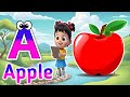 Phonics Song 2 with TWO Words in 3D - A For Airplane - ABC Alphabet Songs with Sounds for Children