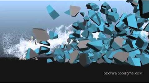VFX Test Maya Particle and Dynamic