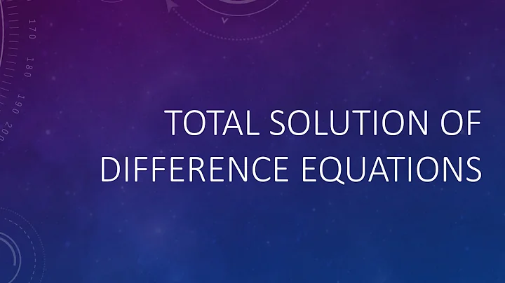 Total Solution of Difference Equations