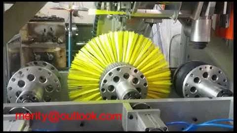 3 axis 2 drilling and 1 tufting  roller brush machine factory