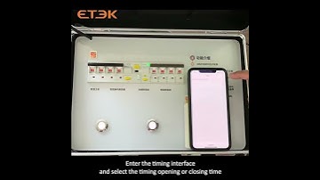 ETEK TUYA WiFi inteligente RCBO con función de cierre automático 230V