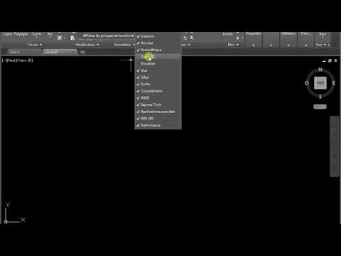 Vidéo: Comment afficher la barre d'outils d'accès rapide dans AutoCAD ?