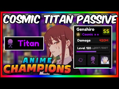 NEW COSMIC TITAN QUIRK SHOWCASE! INSANE NEW QUIRK IN ANIME CHAMPIONS UPDATE 6