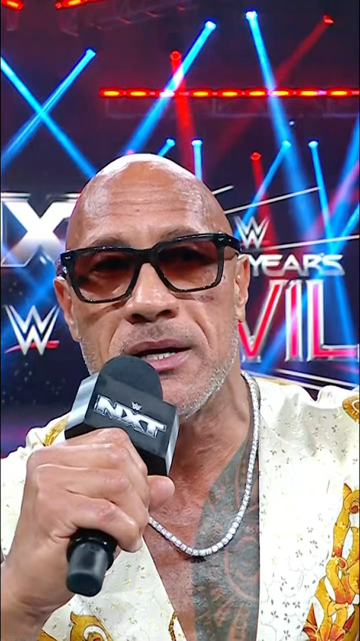 The Rock ended #NewYearsEvil the only way The Final Boss knows how! ?