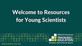 Mini Series Introduction: Welcome to Resources for Young Scientists