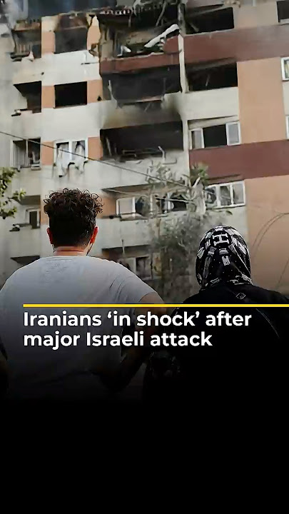 Iranians ‘in shock’ after major Israeli attack | AJ #shorts